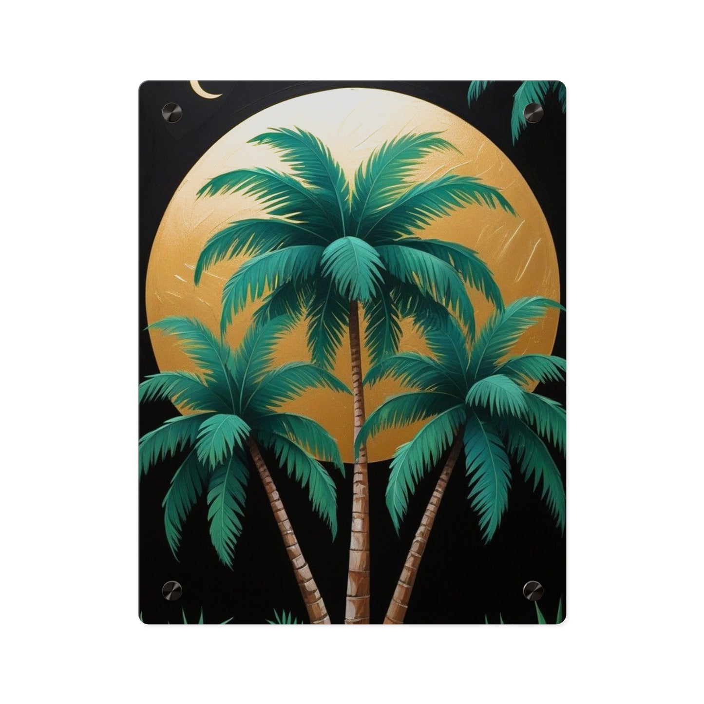 Coconut Acrylic Wall Art Panels Home Decor