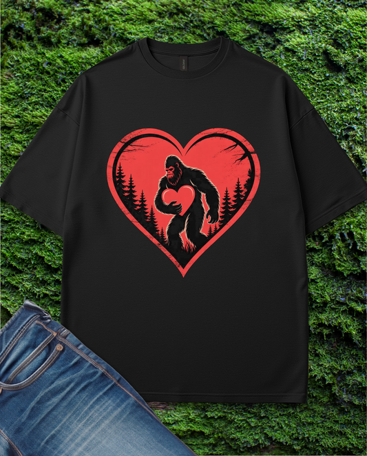 Bigfoot Romantic Design T-Shirt
