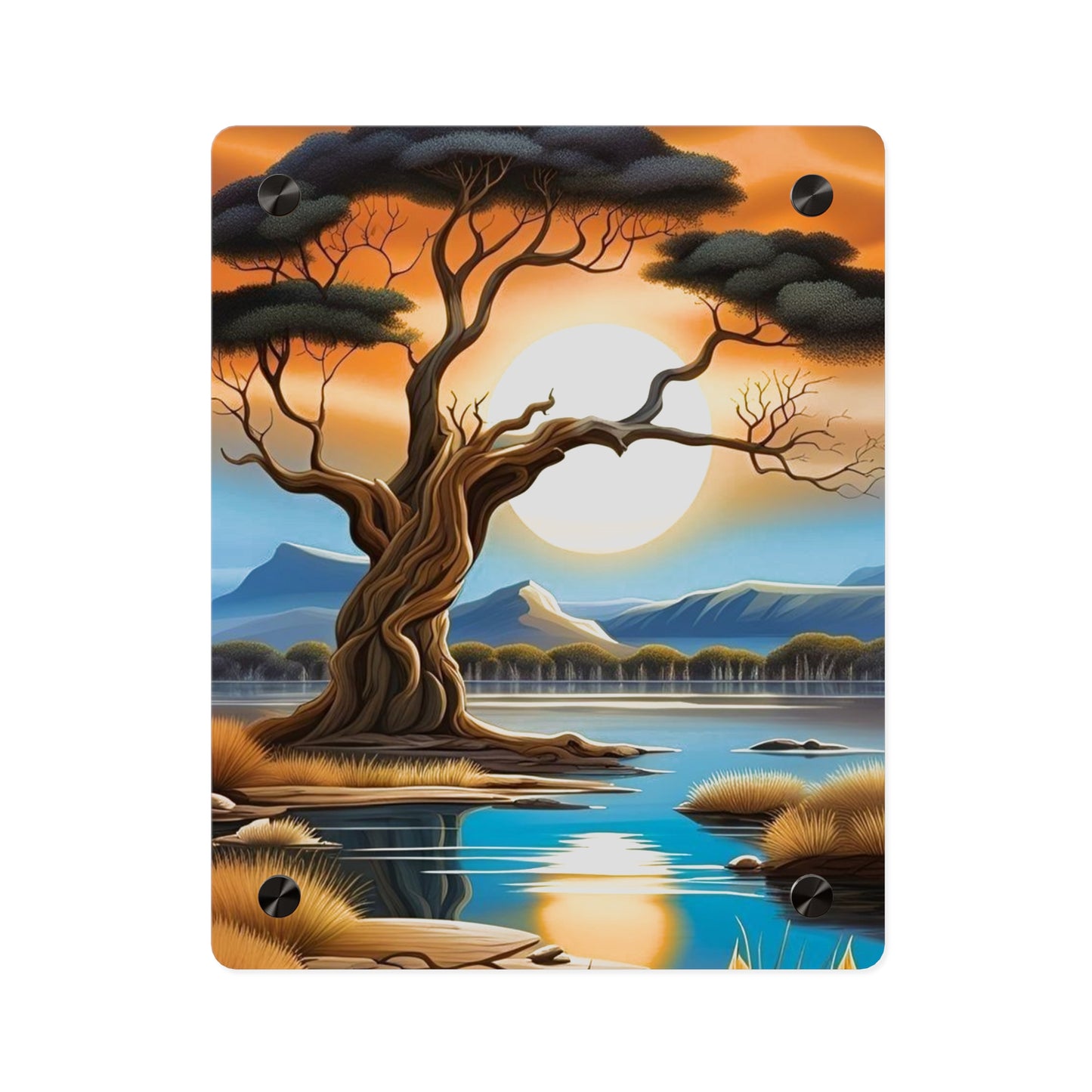 Savanna Tree Acrylic Wall Art Panels Home Decor