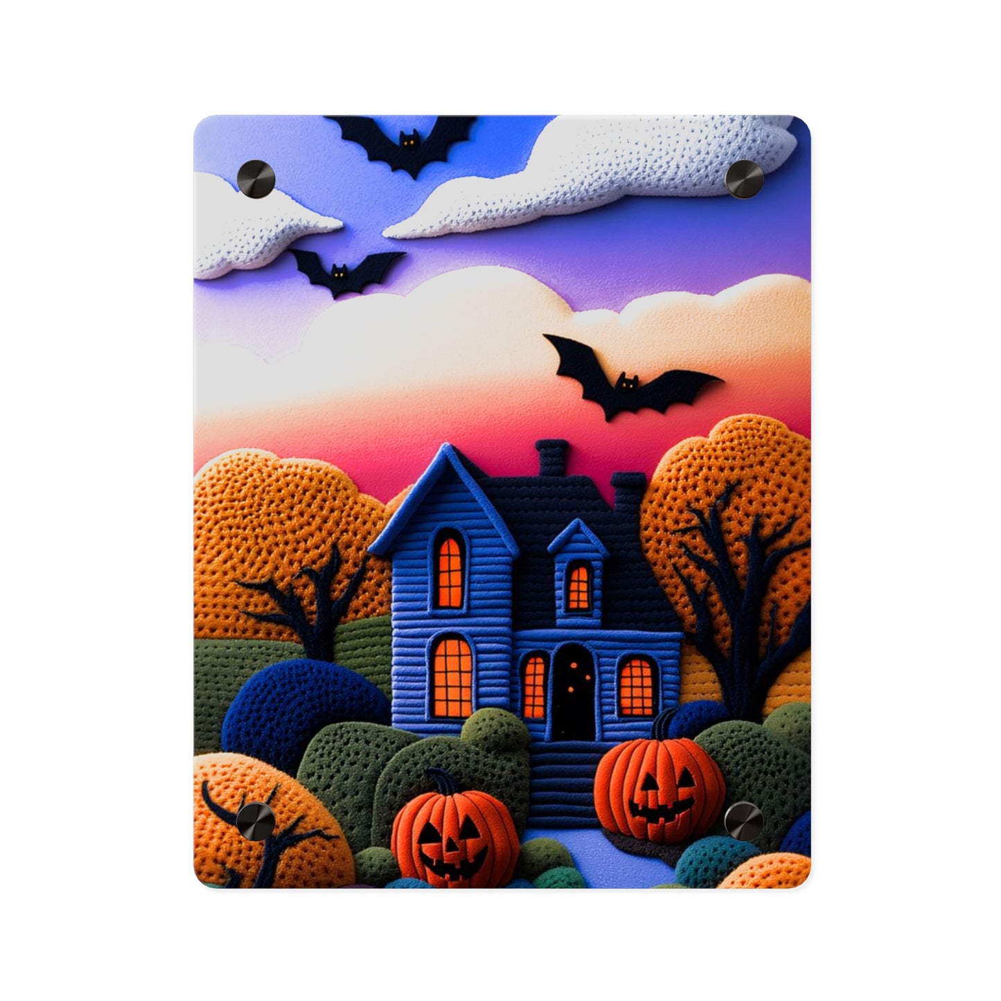 Hallowen  3d Art Acrylic Wall Art Panels Home Decor