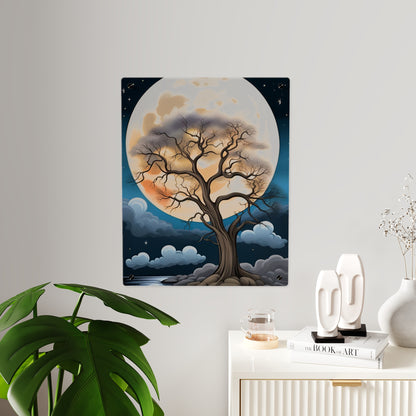 Fancy Moon Tree Acrylic Wall Art Panels Home Decor