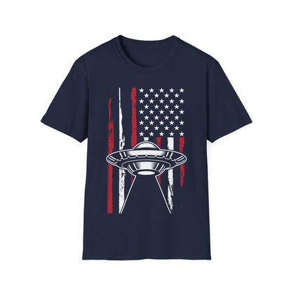 American flag UFO T-Shirt
