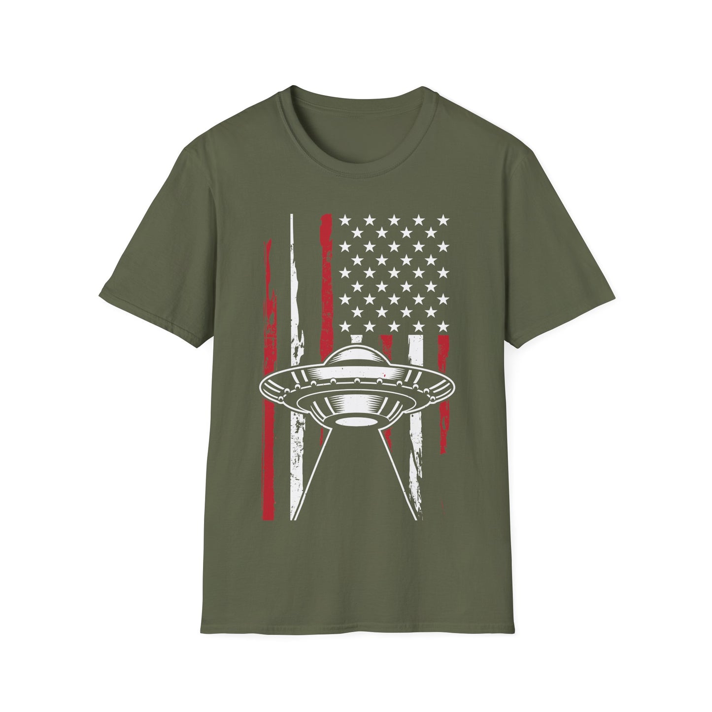 American flag UFO T-Shirt