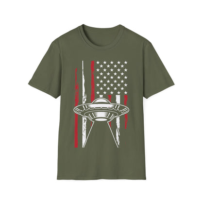 American flag UFO T-Shirt