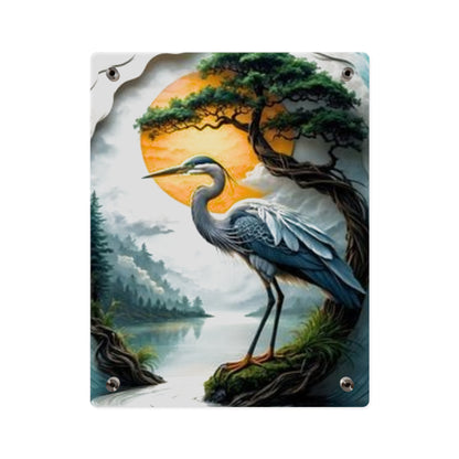Modern Crane Acrylic Wall Art Panels Home Decor