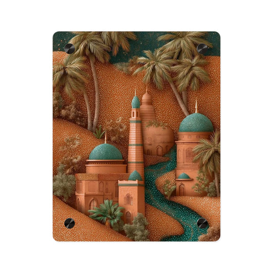City in The Desert Acrylic Wall Art Panels Home Decor