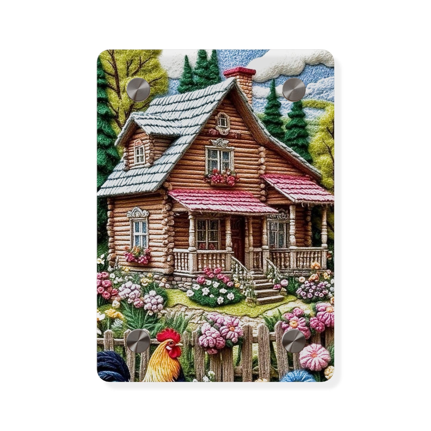 Farm House  Acrylic Wall Art Panels Home Decor