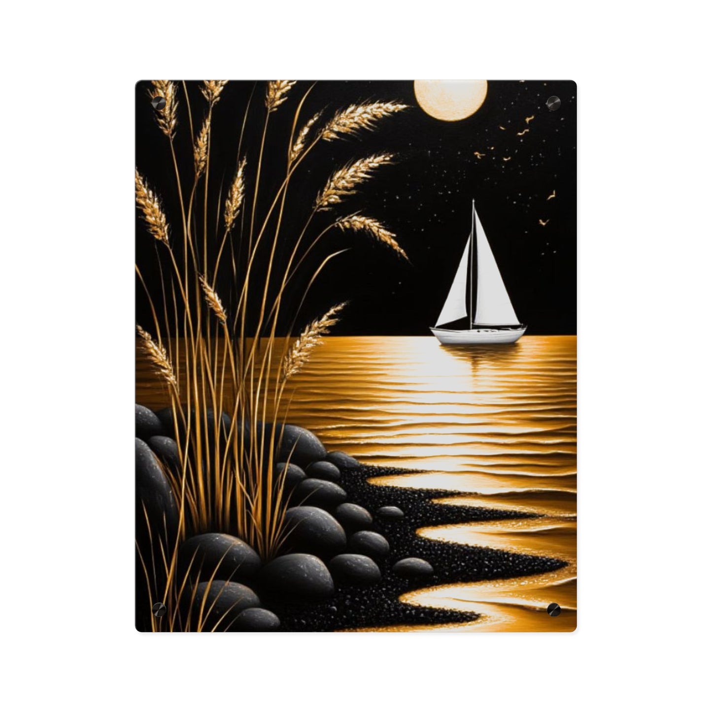 Moonlight Premium Modern Acrylic Wall Art Panels Home Decor