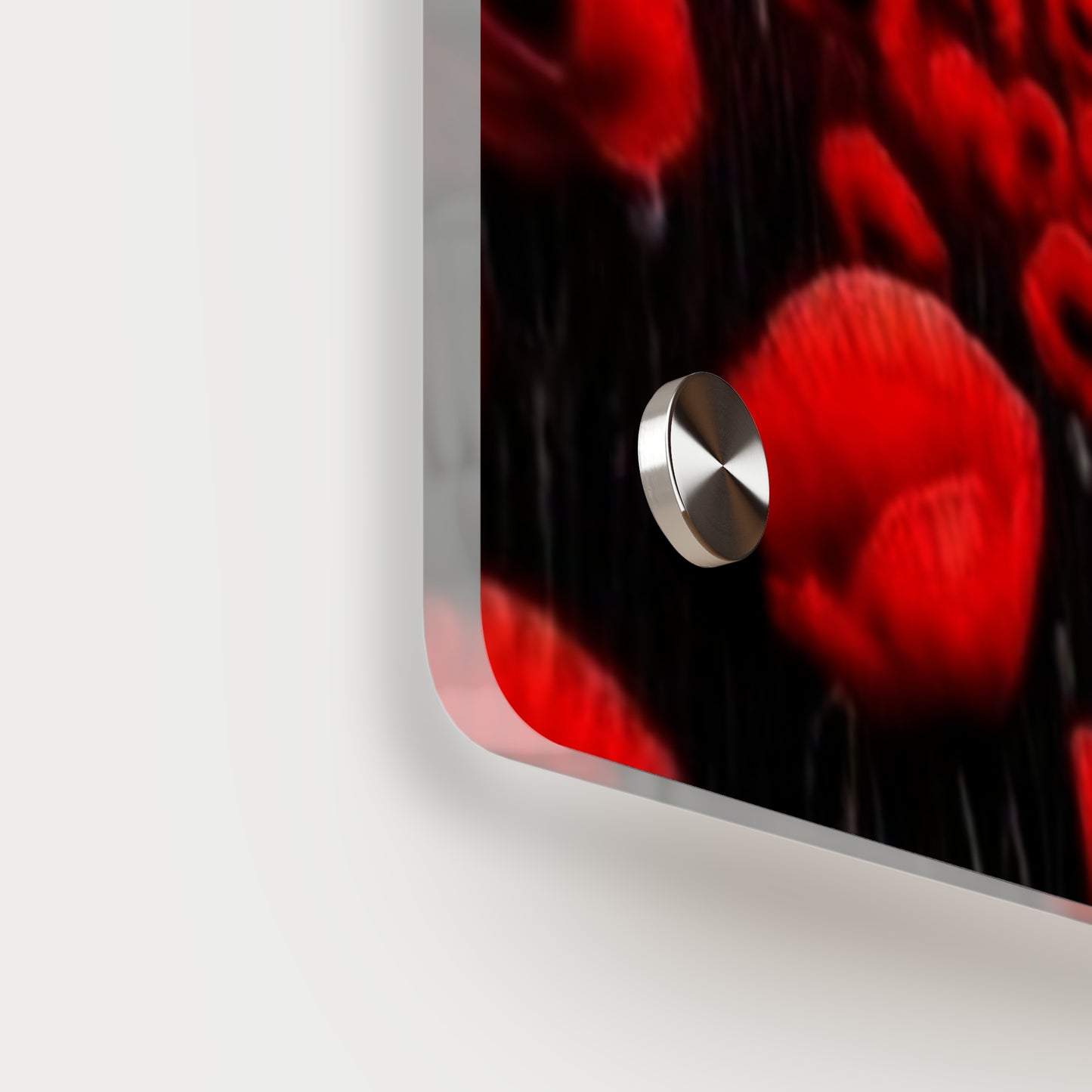 Red House Acrylic Wall Art Panels Home Decor