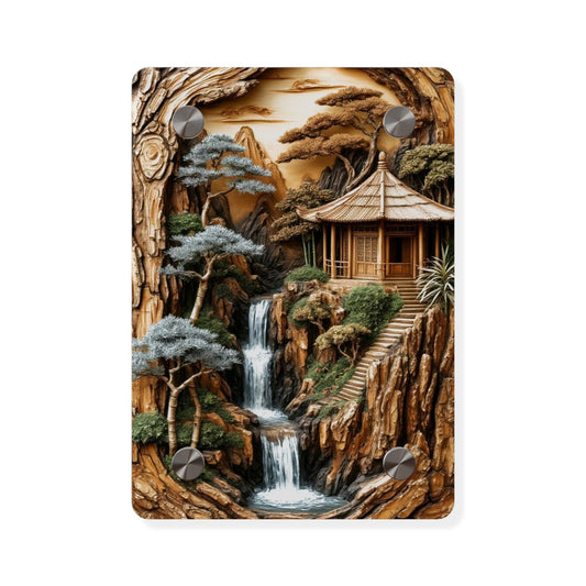 3d Art Vintage House Acrylic Wall Art For Home Decore