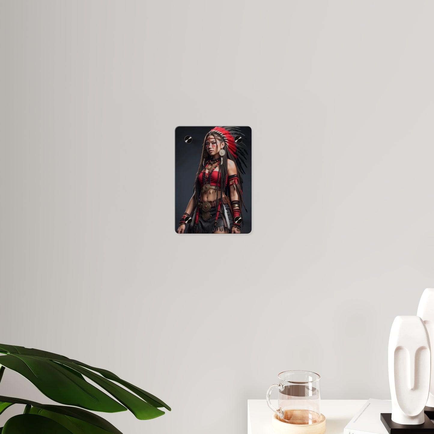 Native American Women Acrylic Wall Art Panels Home Decor