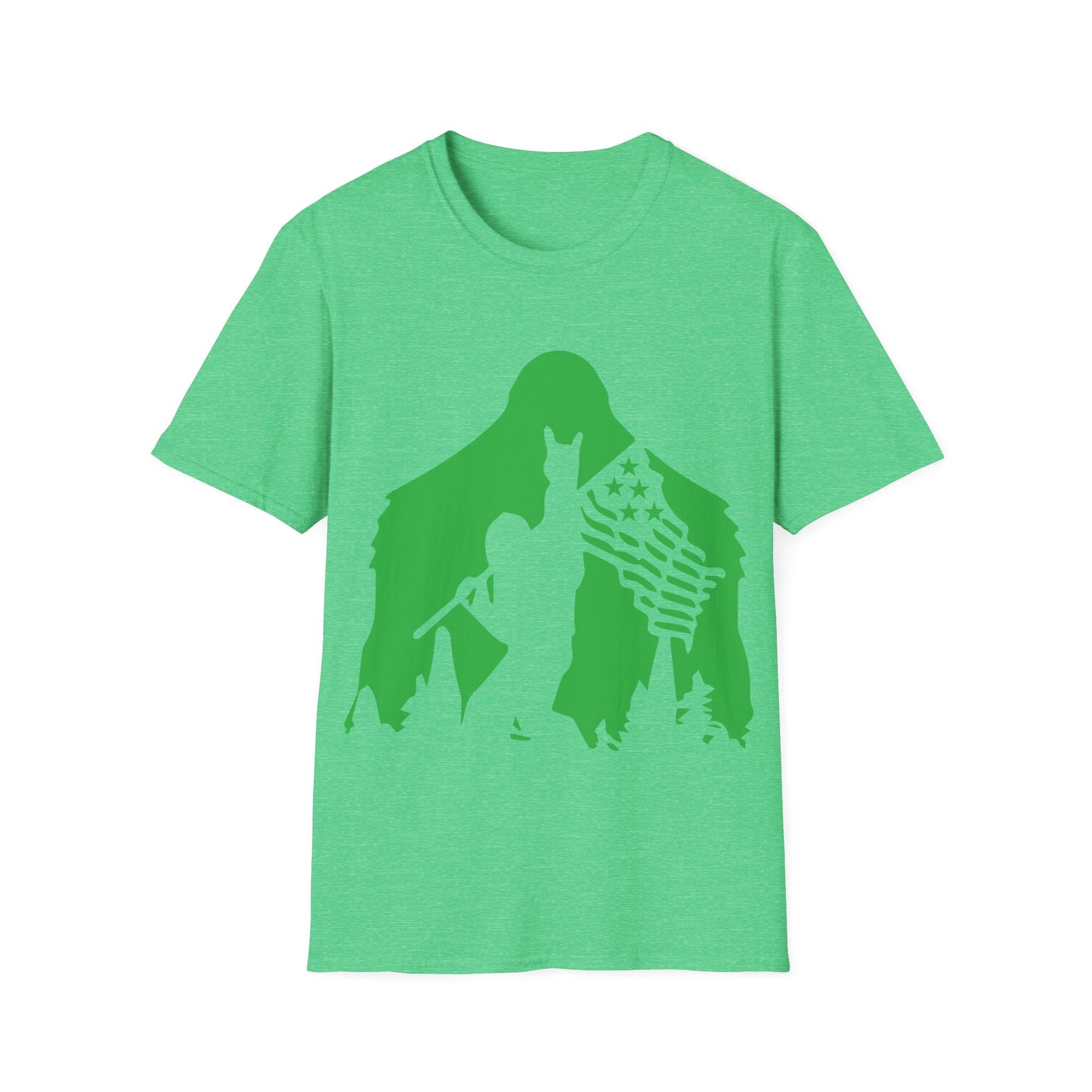 Bigfoot American Flag T-Shirt