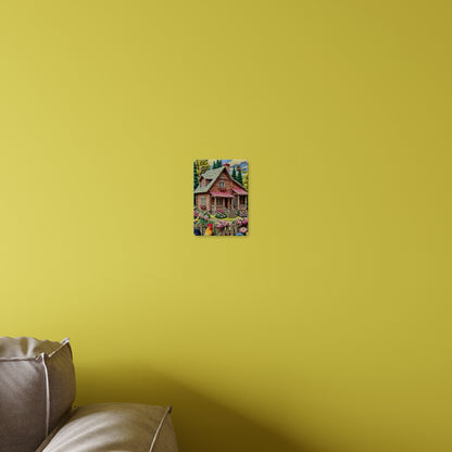 Farm House  Acrylic Wall Art Panels Home Decor