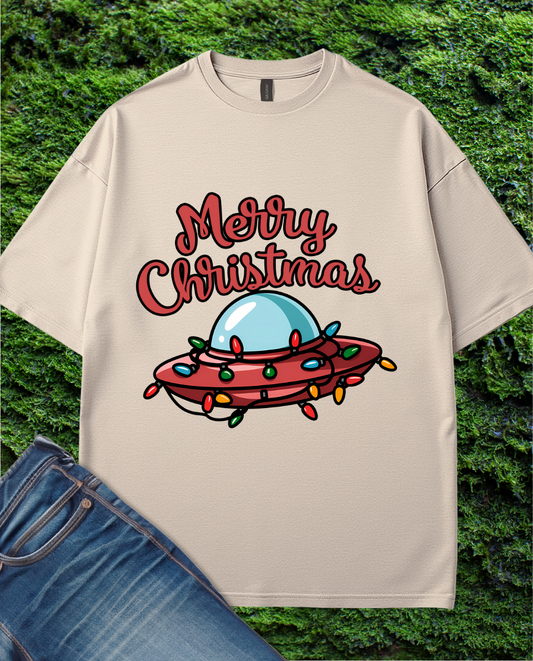 Merry Chrismass UFO T-Shirt