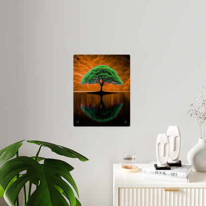 Modern Vintage Tree Acrylic Wall Art Panels Home Decor