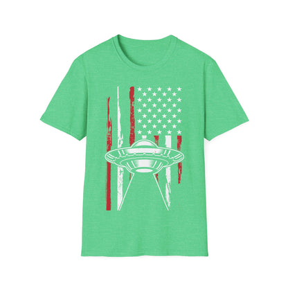 American flag UFO T-Shirt