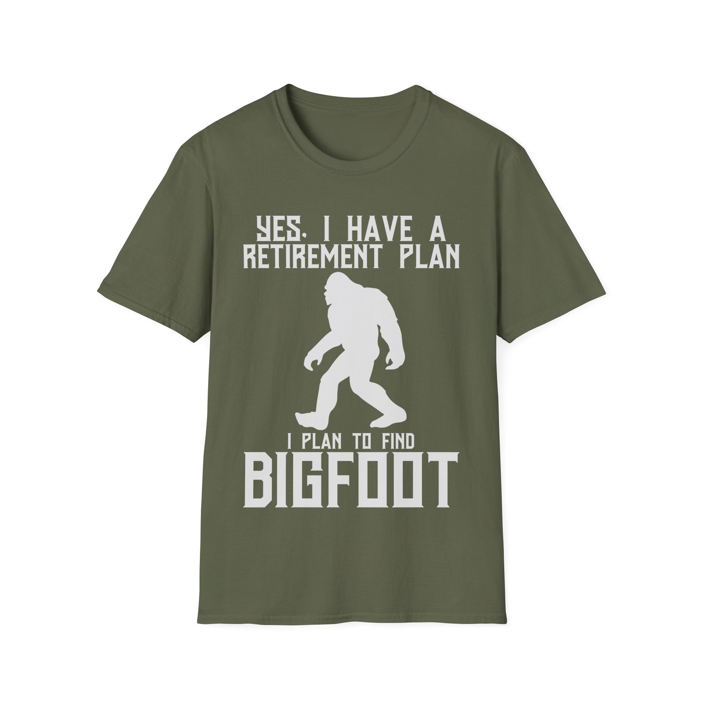 Retirement Plan Bigfoot T-Shirt