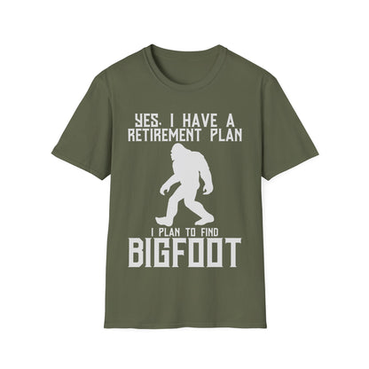 Retirement Plan Bigfoot T-Shirt
