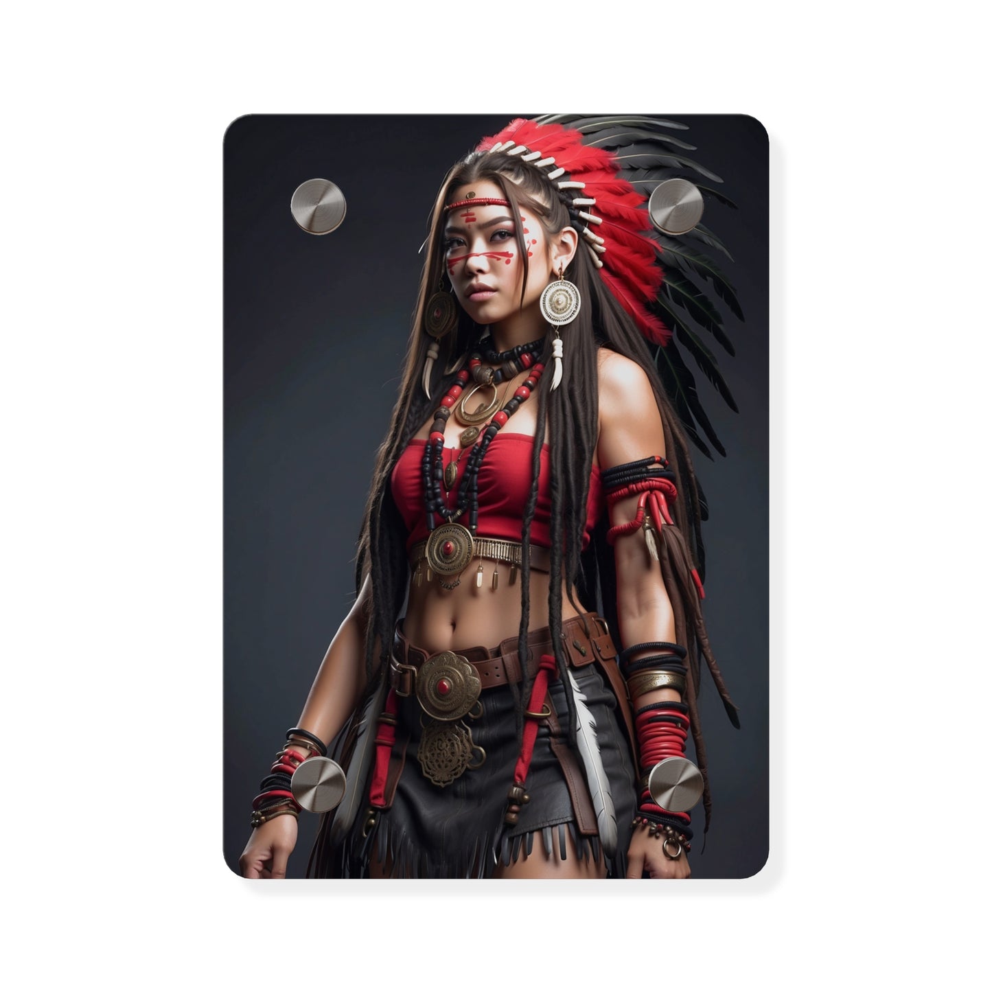 Native American Women Acrylic Wall Art Panels Home Decor