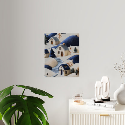 Crochert House  Acrylic Wall Art Panels Home Decor