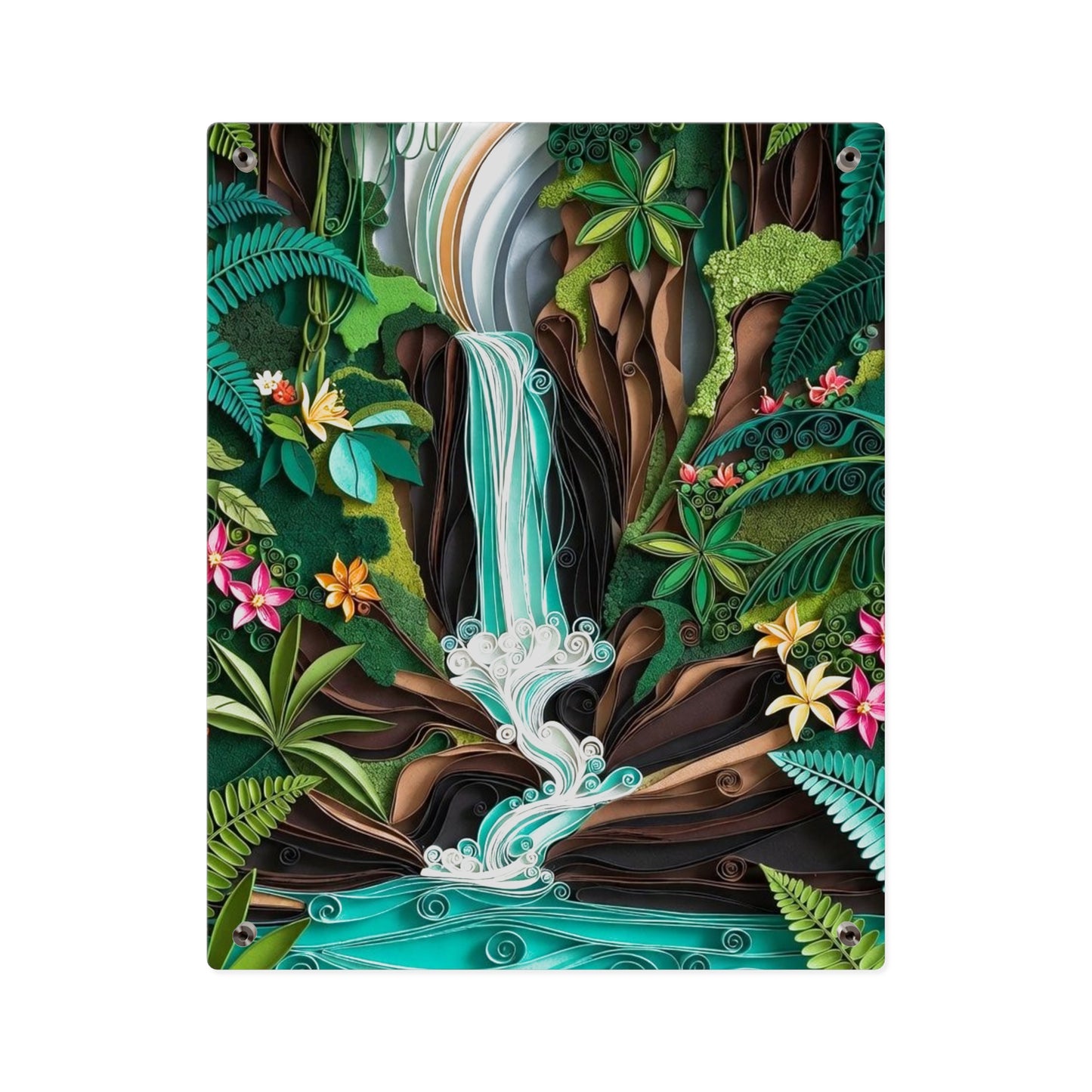 Jungle Acrylic Wall Art Panels Home Decor
