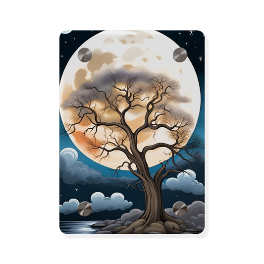 Fancy Moon Tree Acrylic Wall Art Panels Home Decor
