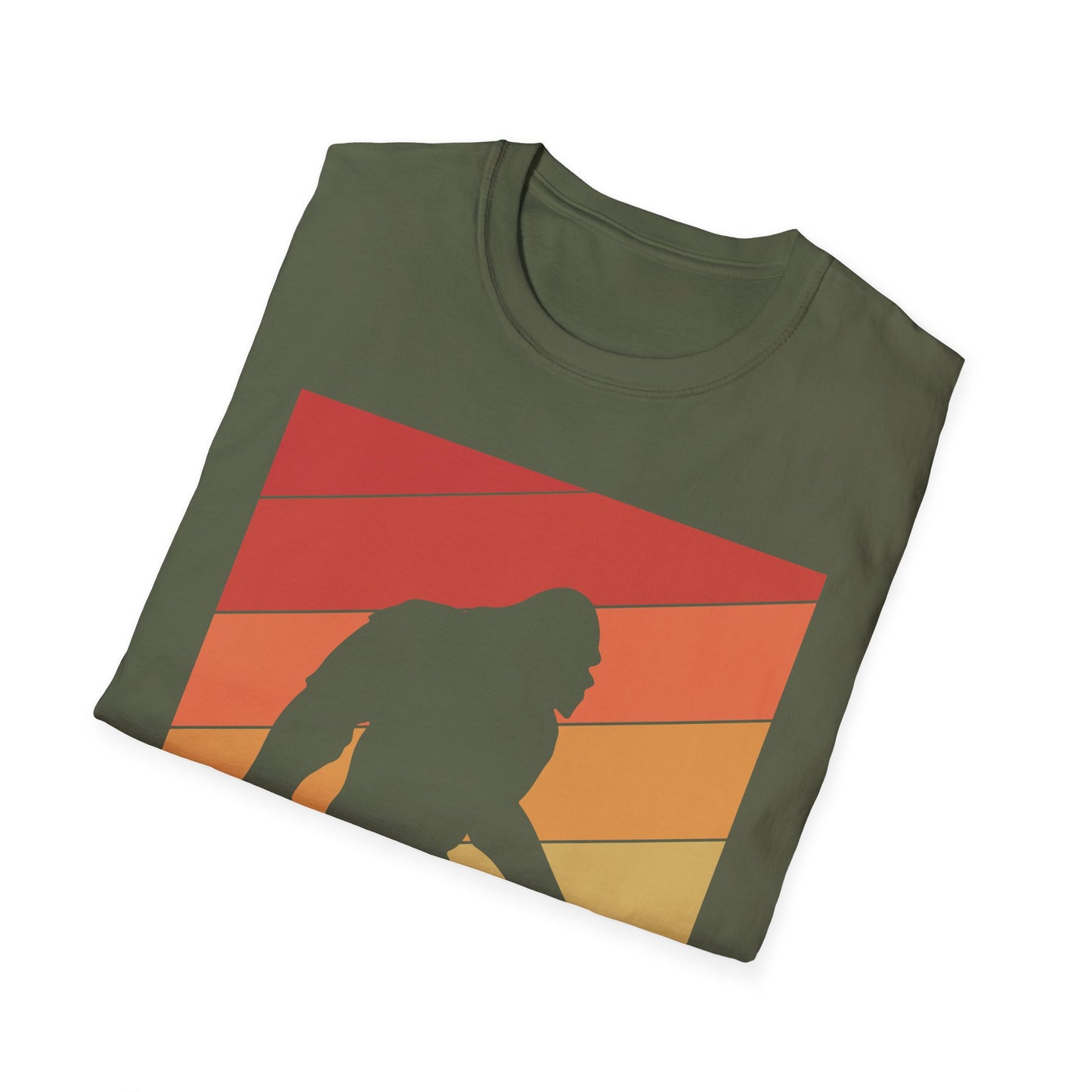 Diagonal Retro Bigfoot T-Shirt