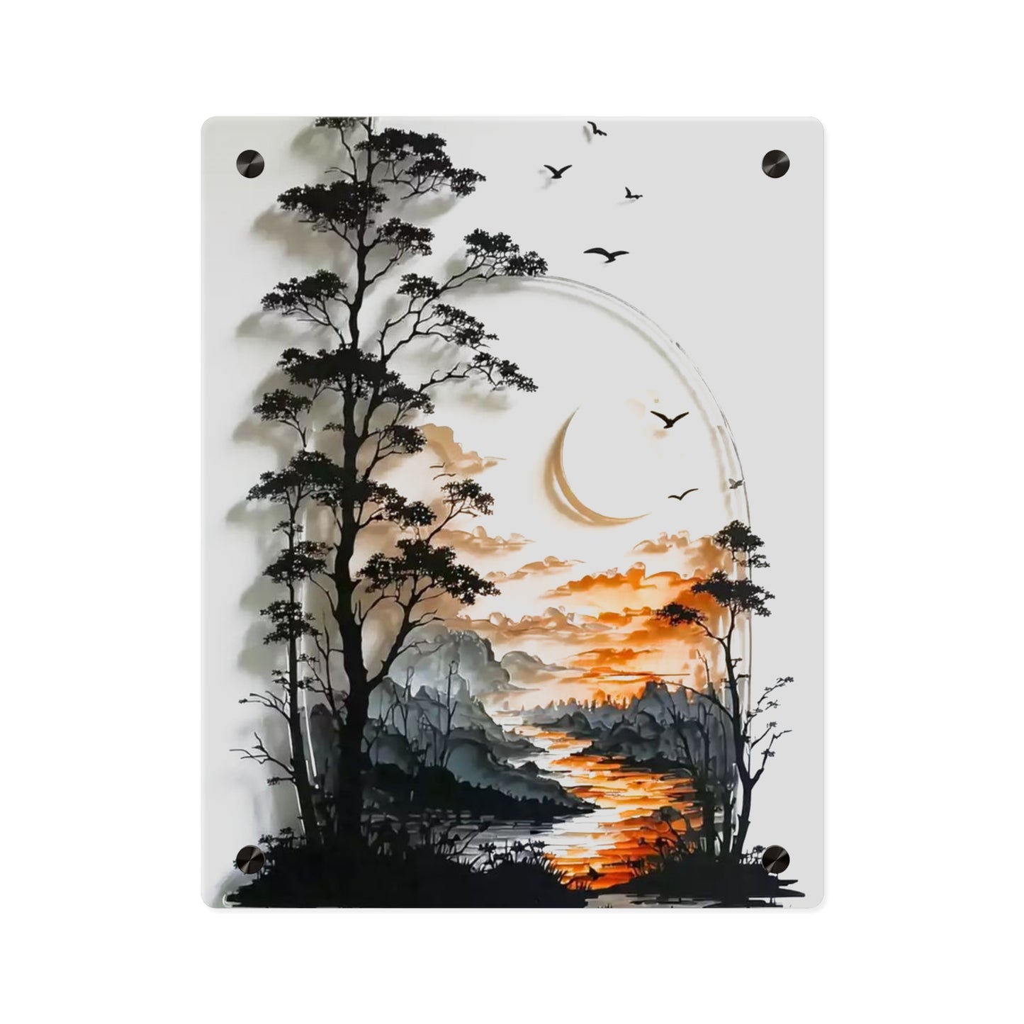 Aesthetic Acrylic Wall Art Panels Home Decor