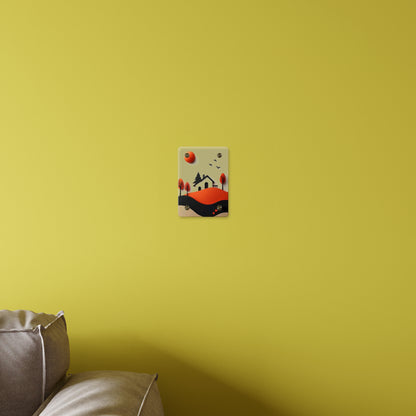 Country side Fall 3d Art Acrylic Wall Art Panels Home Decor