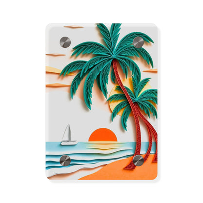 Sunset Beach Acrylic Wall Art Panels Home Decor