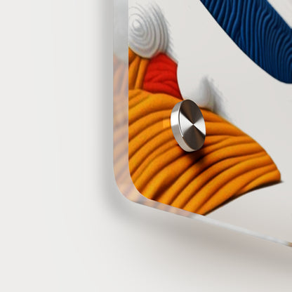 Crochet Acrylic Wall Art Panels Home Decor