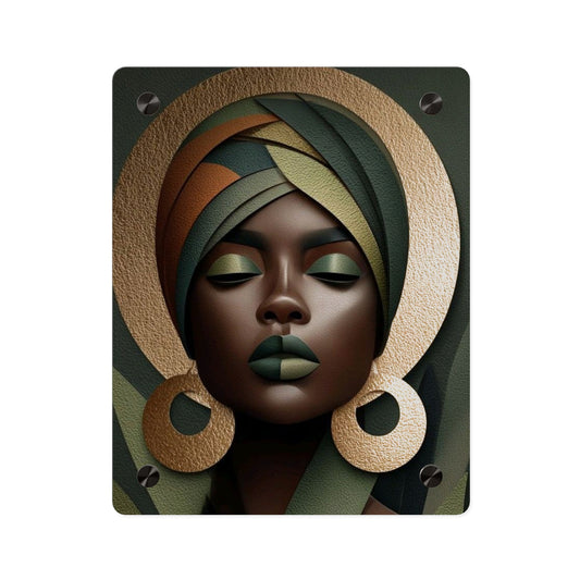 Potrait Afrohemian Acrylic Wall Art Panels Home Decor