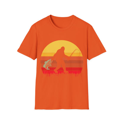 Bigfoot Fishing T-Shirt