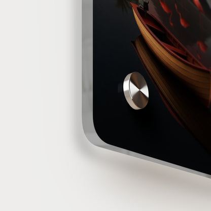 Modern Vintage Flamingo Acrylic Wall Art Panels Home Decor