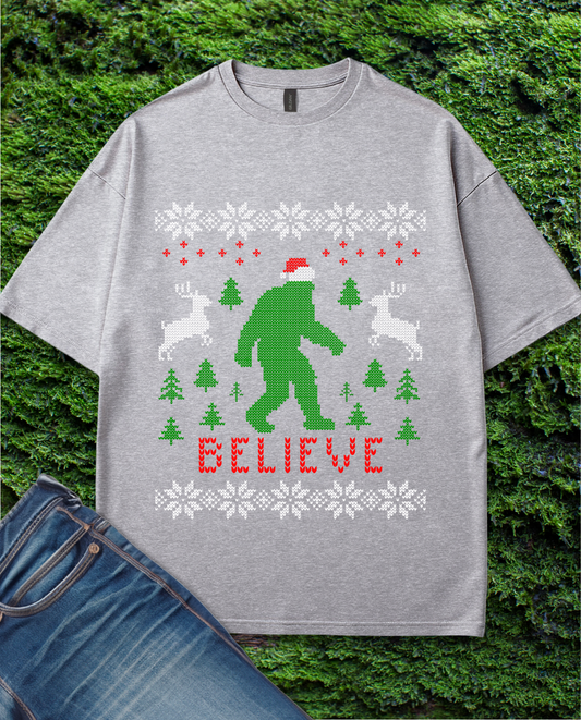 Sasquatch Christmas Ugly Sweater T-shirt