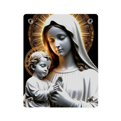 Virgin Merry Christian Acrylic Wall Art Panels Home Decor
