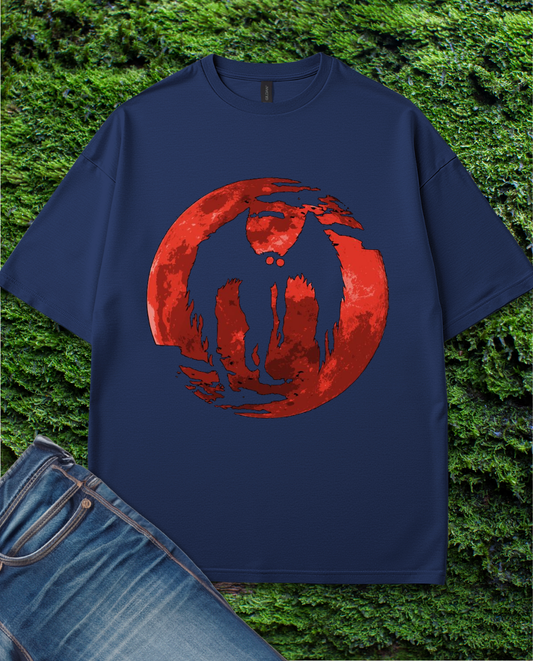 Mothman Red moon T-Shirt
