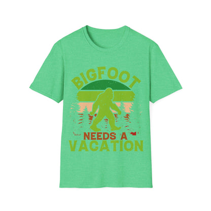 Bigfoot Needs Vacation T-Shirt