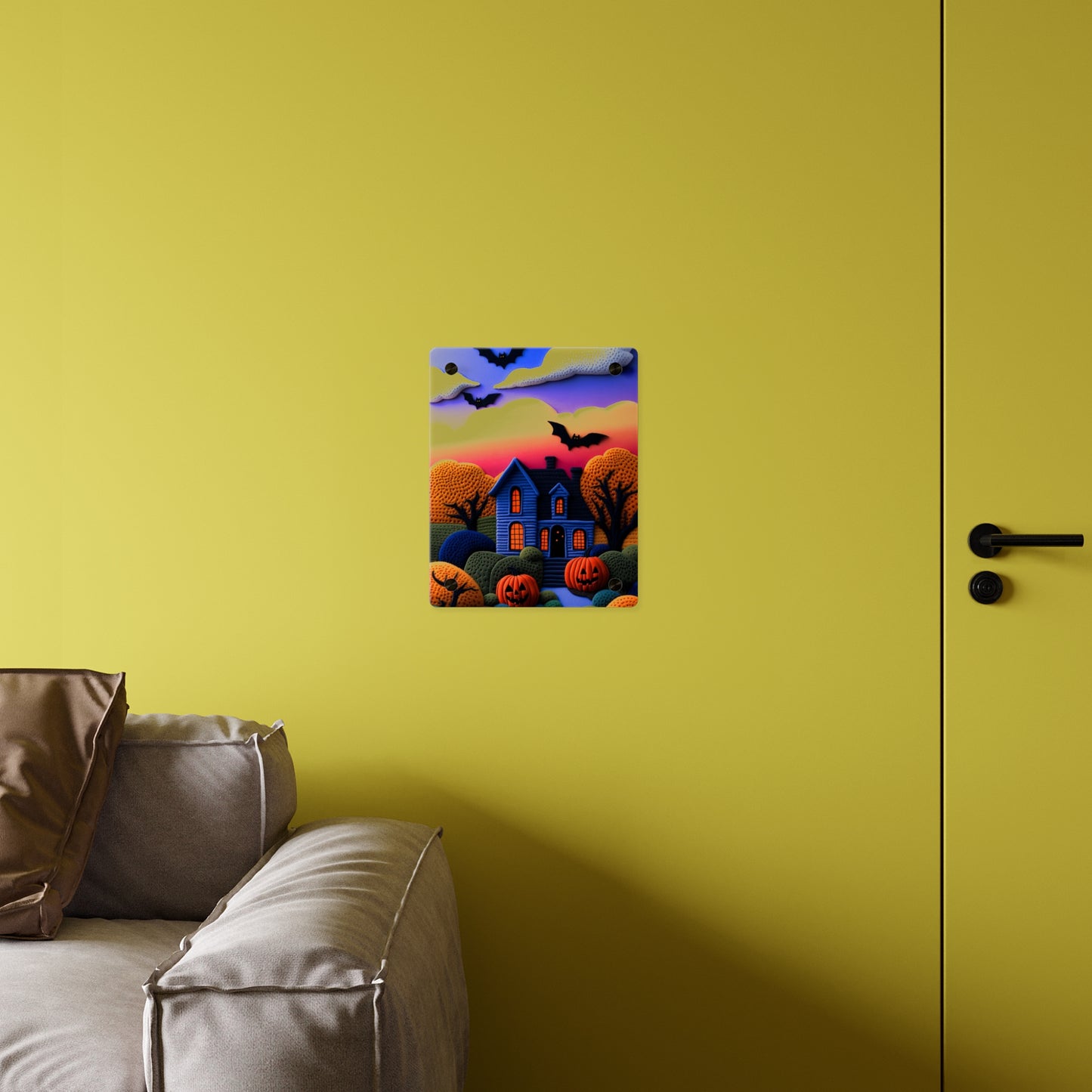 Hallowen  3d Art Acrylic Wall Art Panels Home Decor