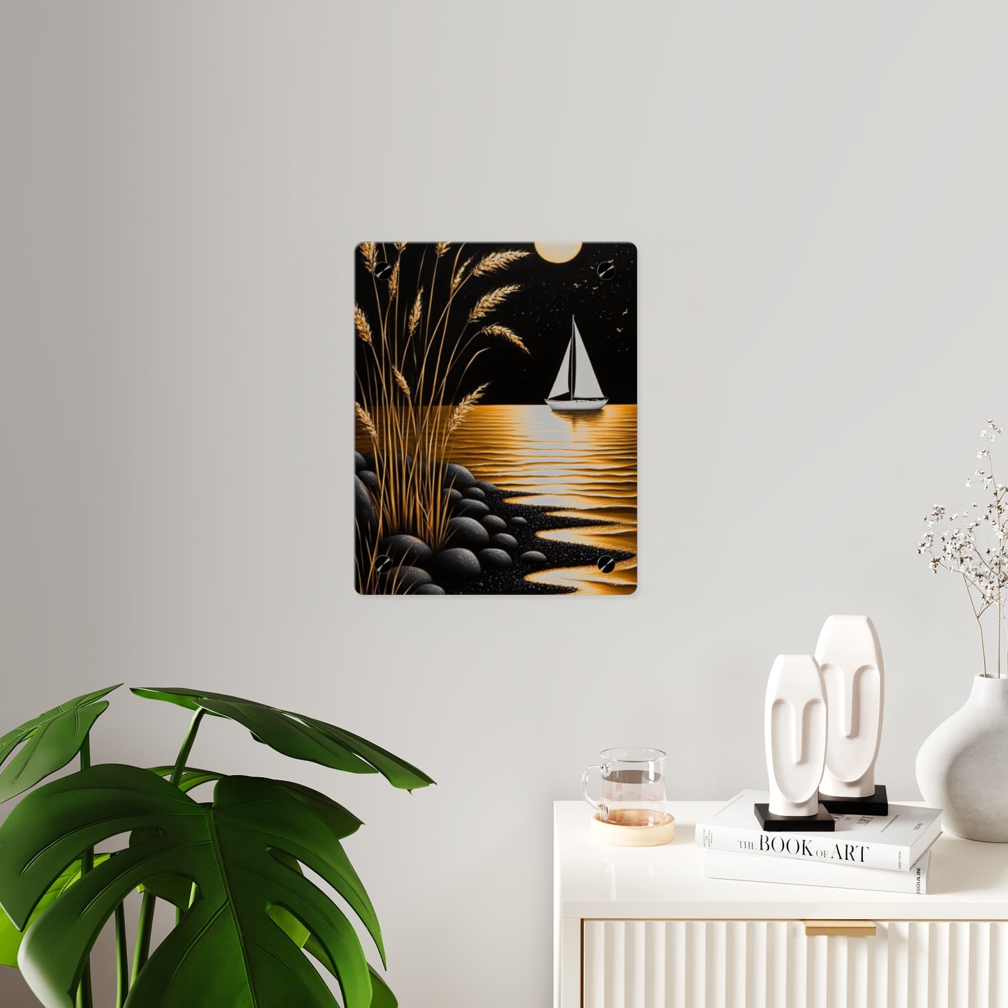 Moonlight Premium Modern Acrylic Wall Art Panels Home Decor