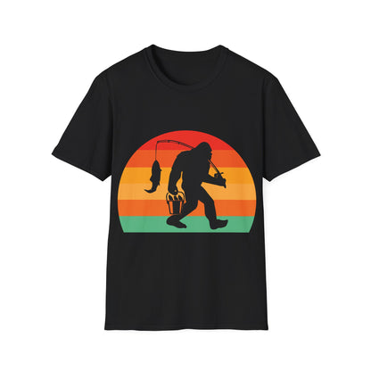 Bigfoot Fishing T-Shirt