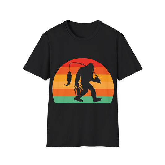 Bigfoot Fishing T-Shirt