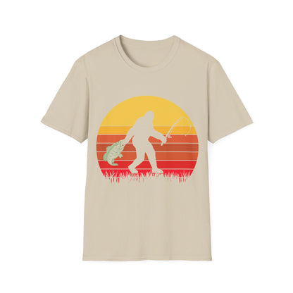 Bigfoot Fishing T-Shirt
