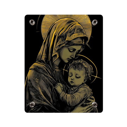 Virgin Merry Christian Acrylic Wall Art Panels Home Decor