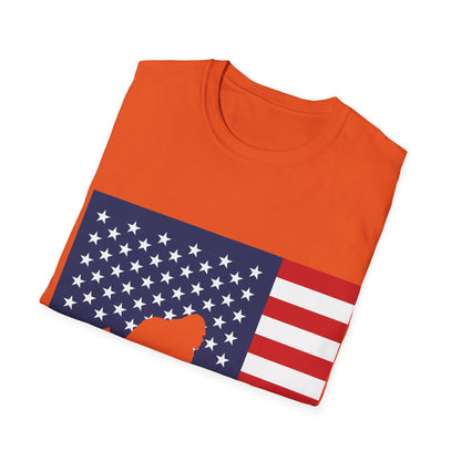 Amarican Bigfoot Flag T-Shirt