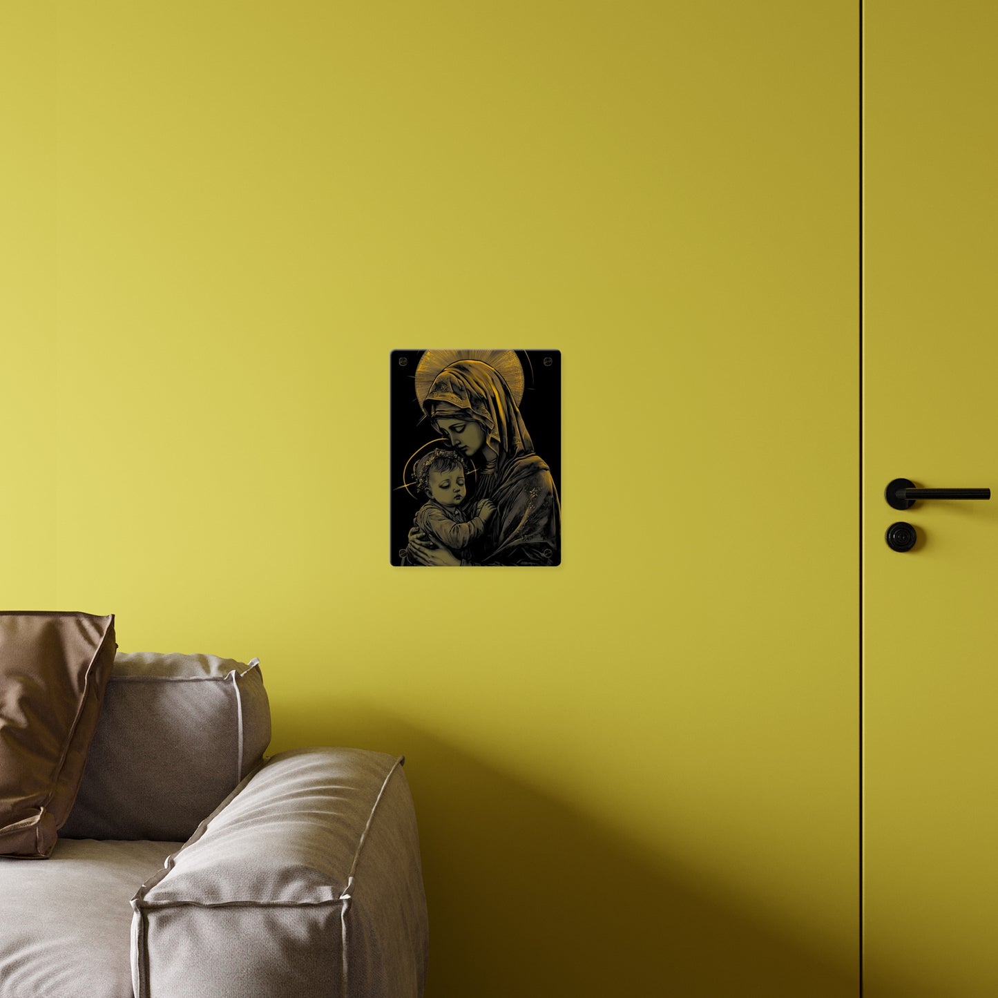 Virgin Merry Christian Acrylic Wall Art Panels Home Decor