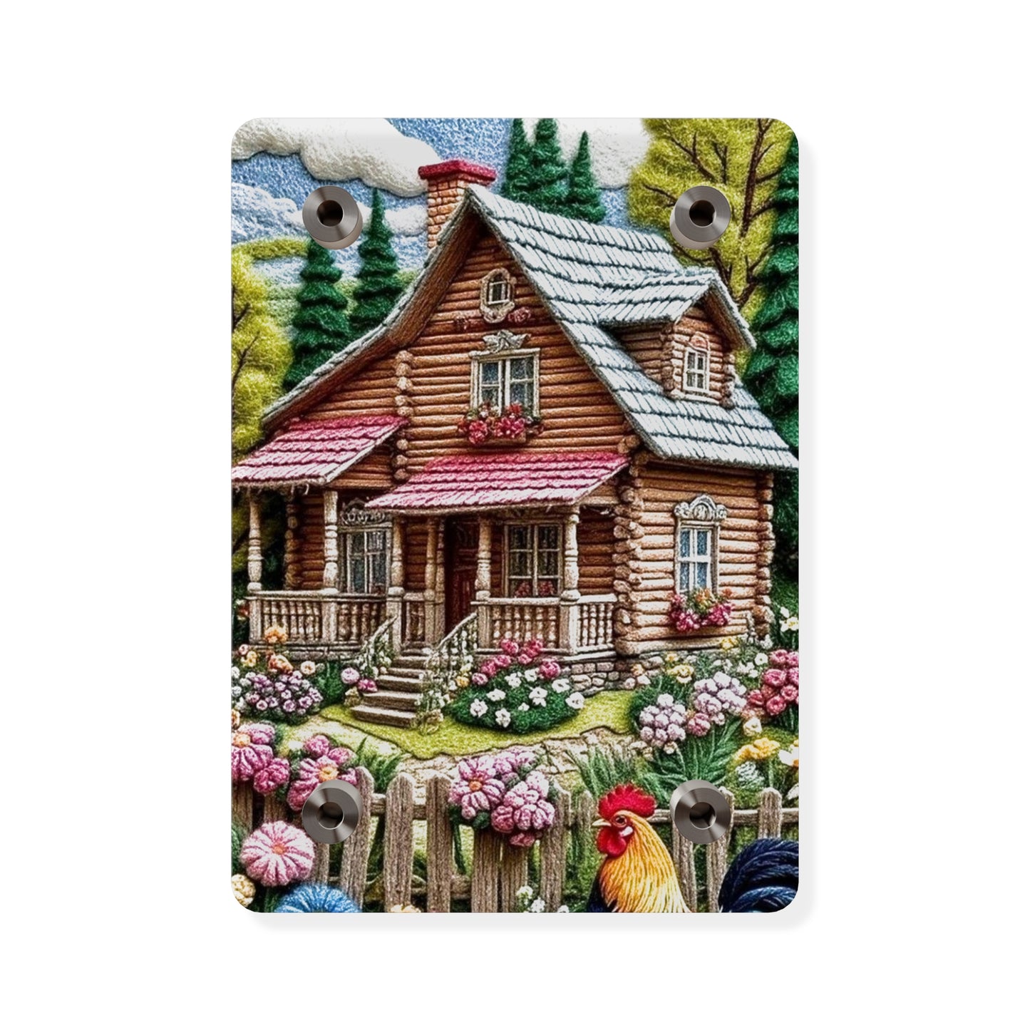 Farm House  Acrylic Wall Art Panels Home Decor
