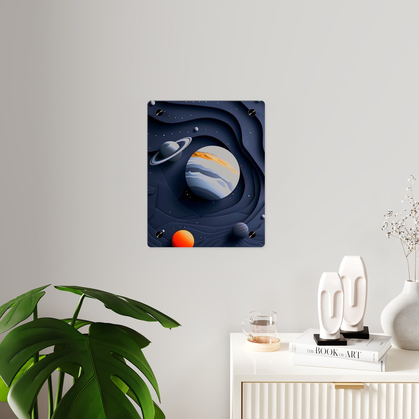 Solar System 3d Art Acrylic Wall Art Panels Home Decor