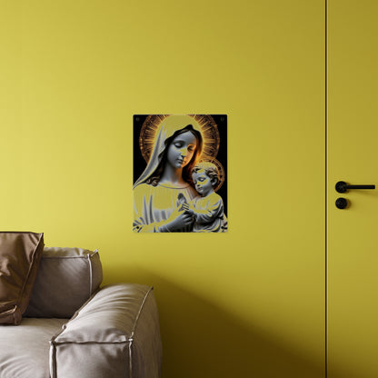 Virgin Merry Christian Acrylic Wall Art Panels Home Decor