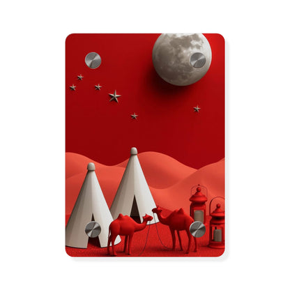 Camp On Desert Acrylic Wall Art Panels Home Decor